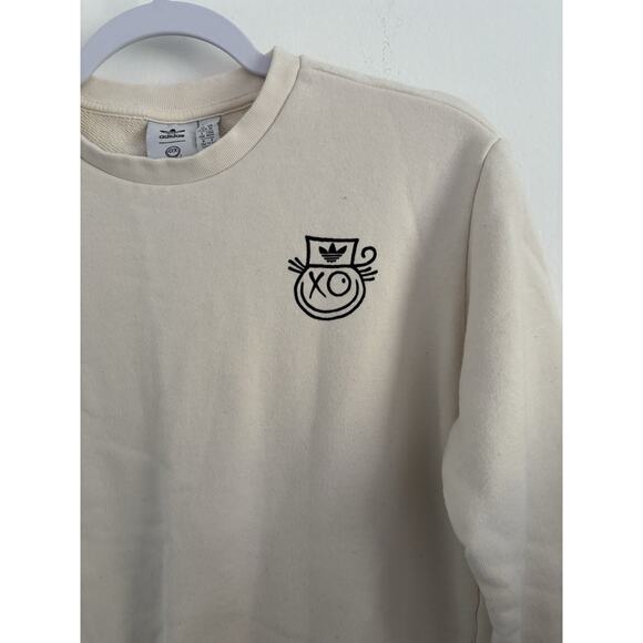 Adidas Original Sweater Unisex Kids Cream 11/12y (US M) Andre Saraiva Edition - Picture 4 of 5